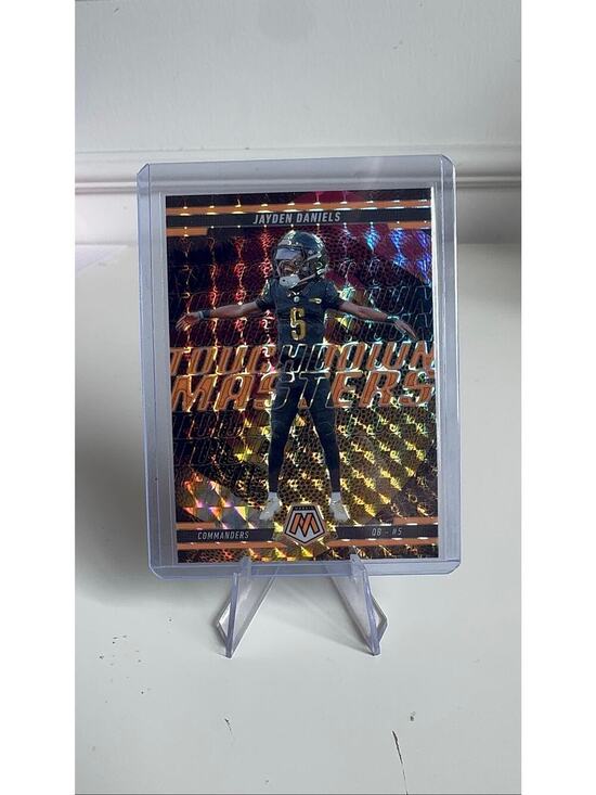 Panini Other - 2025 Jayden Daniels Panini Mosaic Touchdown Masters Orange Prizm